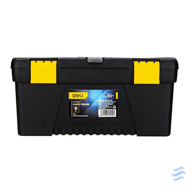 Plastic Tool Box Deli Tools EDL432417 15’’ (yellow) Tool bags and cases