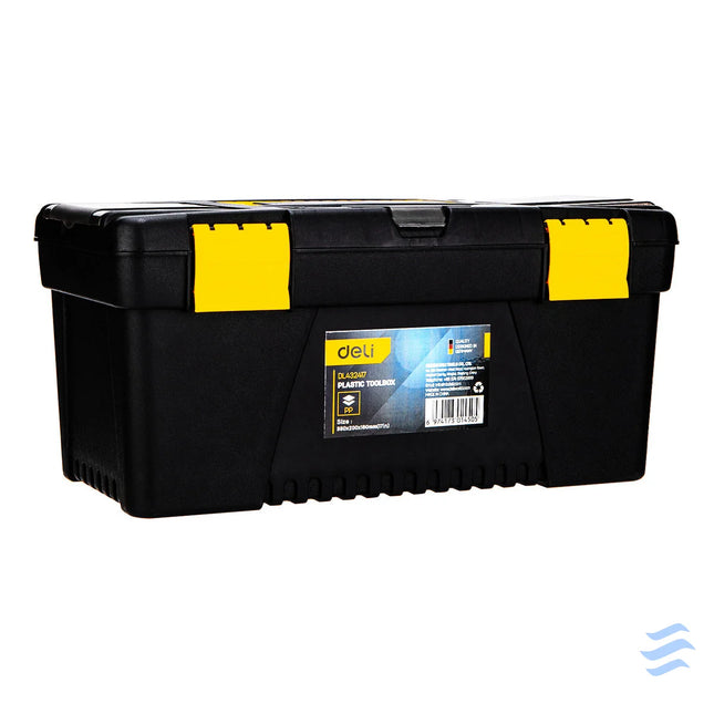 Plastic Tool Box Deli Tools EDL432417 15’’ (yellow) Tool bags and cases