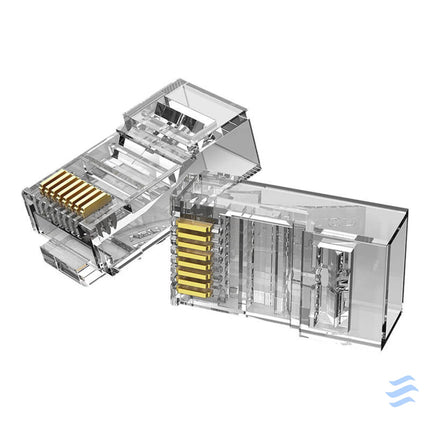 Plug RJ45 CAT6 UTP Connector Vention IDDR0 100 Transparent 100 pcs. Other
