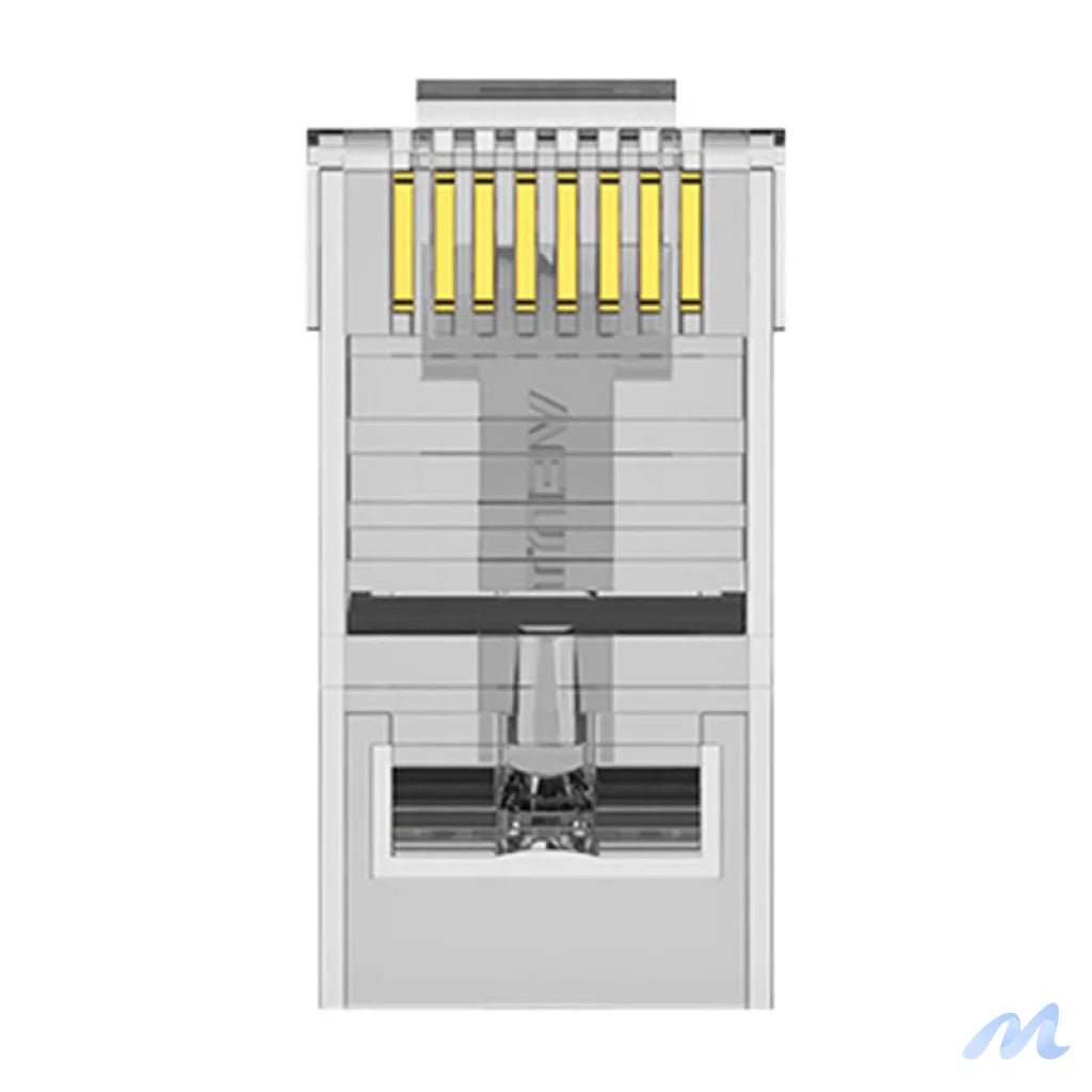 Plug RJ45 CAT6 UTP Connector Vention IDDR0-100 Transparent 100 pcs.