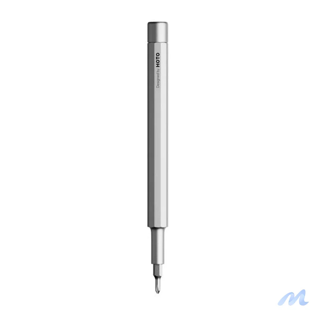 Pocket precision screwdriver and fountain pen 5-in-1 HOTO QWLSD013 (silver)
