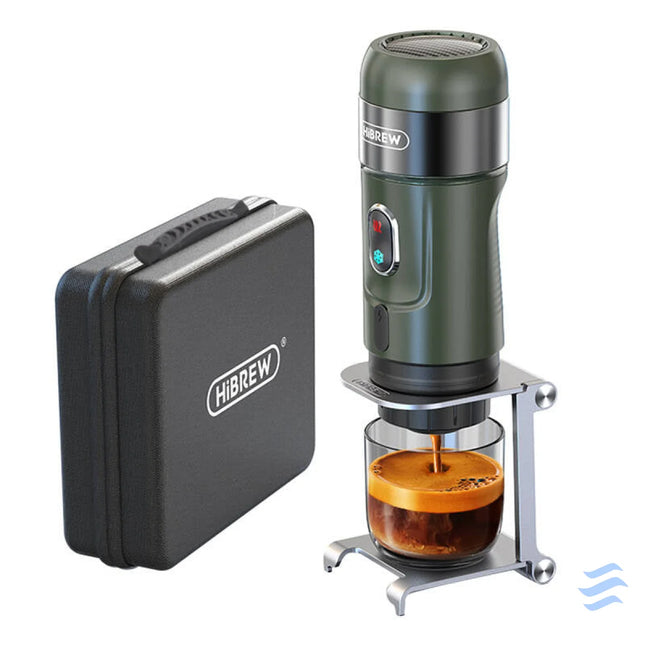 Portable 3 in 1 coffee maker with case HiBREW H4B_GN Coffee makers