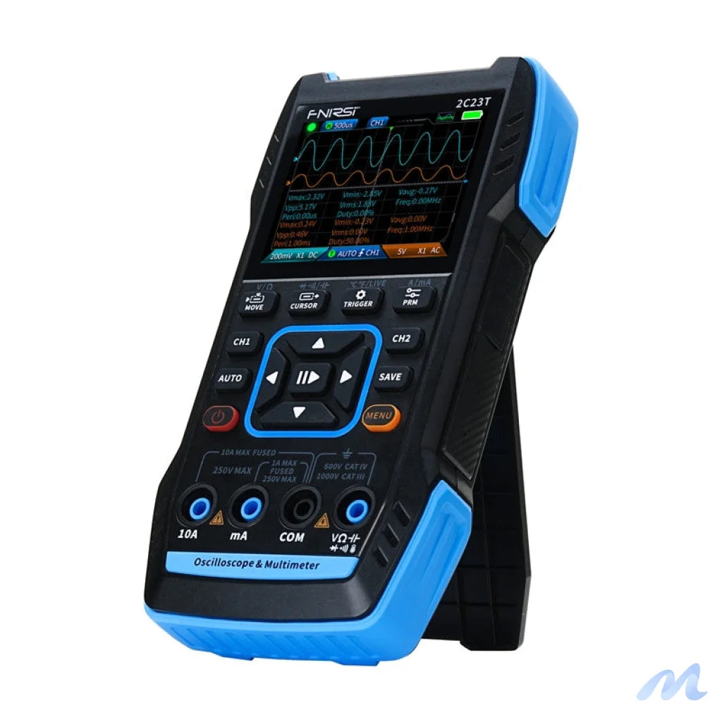 Portable 3-in-1 oscilloscope FNIRSI 2C23T multimeter signal generator