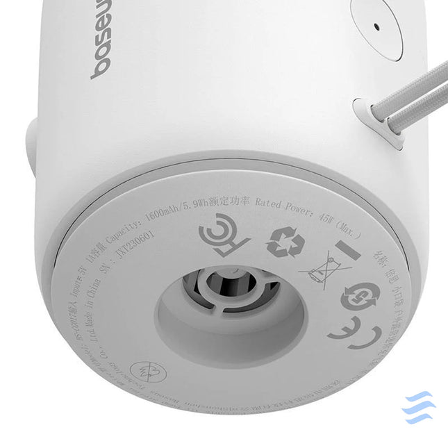 Portable Air Pump Baseus PocketGo (White) Camping