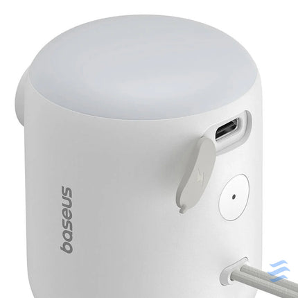 Portable Air Pump Baseus PocketGo (White) Camping