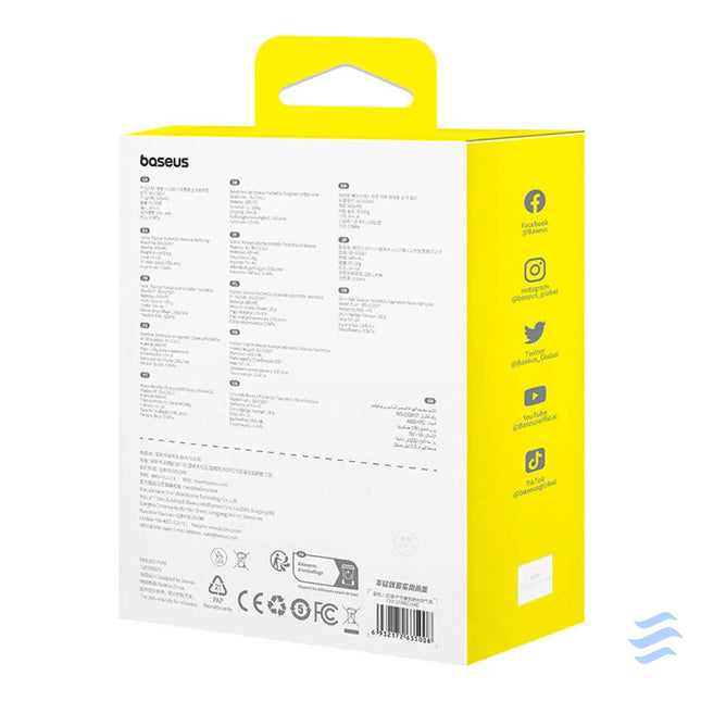 Portable Air Pump Baseus PocketGo (White) Camping