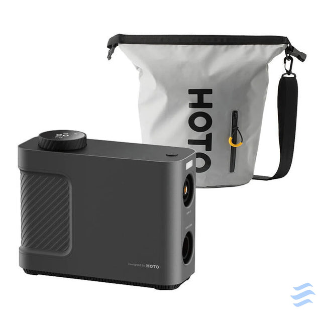 Portable compressor pump HOTO QWCQB002 (3x 2500 mAh 150 PSI 350 L 12V) Mini compressors