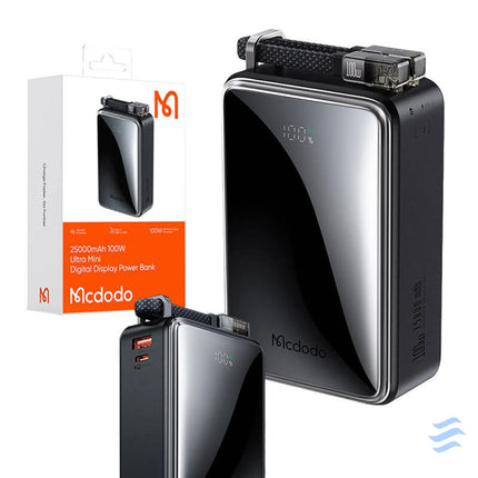 Power Bank Mcdodo MC 0561 Digital Dis 25000mAh,100W (black) Powerbanks
