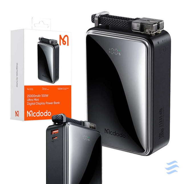 Power Bank Mcdodo MC 0561 Digital Dis 25000mAh,100W (black) Powerbanks
