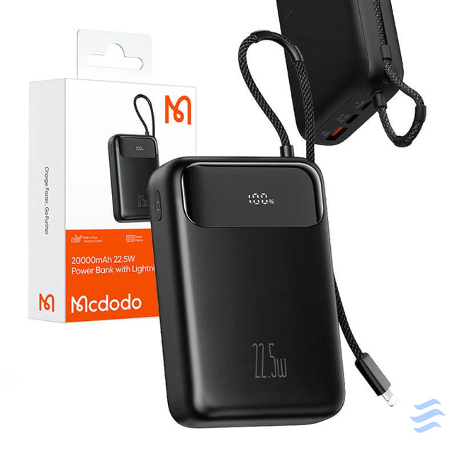 Power Bank Mcdodo MC 3710 Digital Dis 20000mAh 22.5W (czarny) Powerbanks
