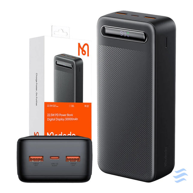 Power Bank Mcdodo MC 3911 Digital Display 30000mAh 22.5W do D (czarny) Powerbanks