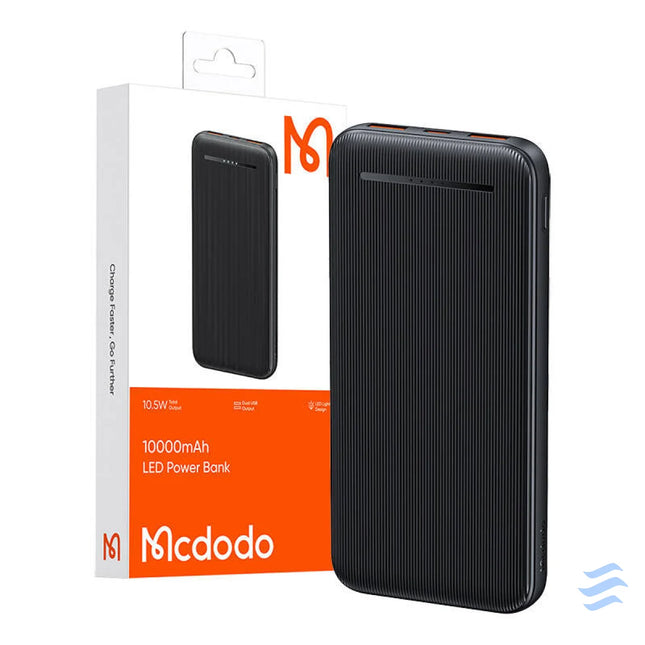 Power Bank Mcdodo MC 4631 Dual USB,10000mAh 10.5W (black) Powerbanks