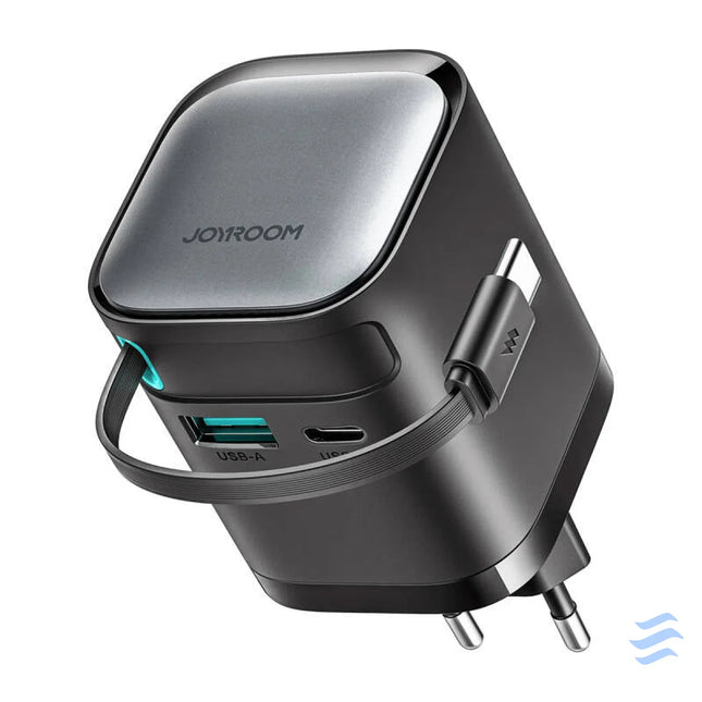 Power charger with retractable cable 65W Joyroom TCL02 GaN mains chargers