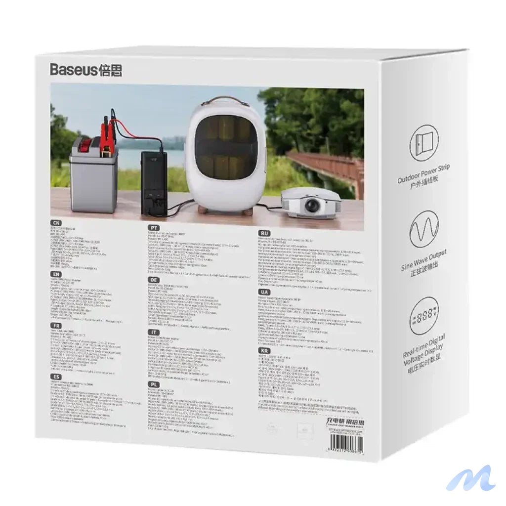 Power Inverter Baseus 300W (220V CN/EU) (black)