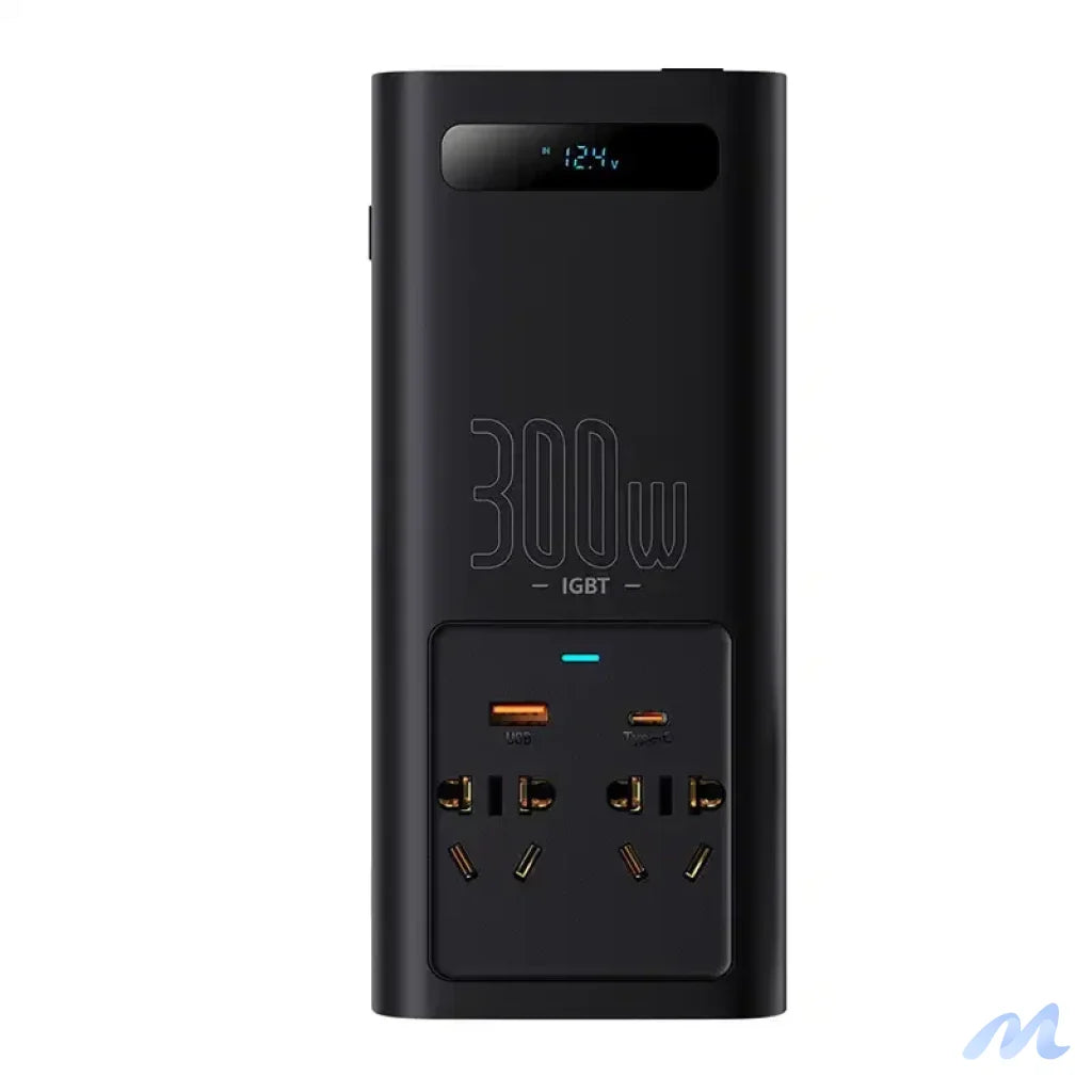 Power Inverter Baseus 300W (220V CN/EU) (black)