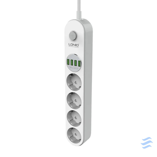 Power strip with 4 AC sockets 4x USB LDNIO SE4432 2m (white) Power strips