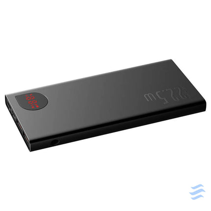 Powerbank Baseus Adaman Metal 10000mAh 2xUSB USB C Lightning MicroUSB 22.5W (black) Powerbanks