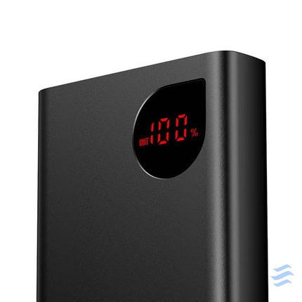 Powerbank Baseus Adaman Metal 20000mAh 2xUSB USB C Lightning microUSB 22.5W (black) Powerbanks