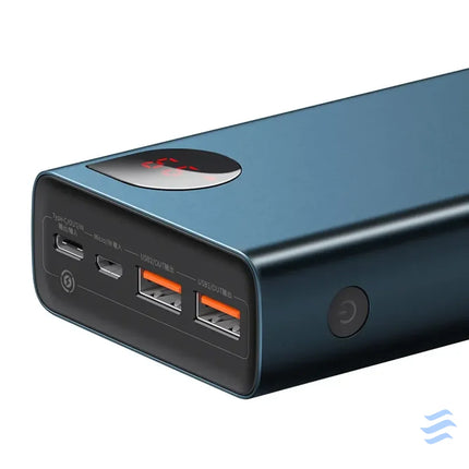 Powerbank Baseus Adaman Metal 20000mAh PD QC 3.0 65W 2xUSB + USB C + micro USB (Blue) Powerbanks