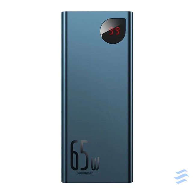 Powerbank Baseus Adaman Metal 20000mAh PD QC 3.0 65W 2xUSB + USB C + micro USB (Blue) Powerbanks