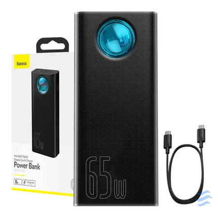 Powerbank Baseus Amblight 30000mAh 4xUSB USB C 65W (black) Powerbanks