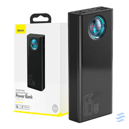 Powerbank Baseus Amblight 30000mAh 4xUSB USB C 65W (black) Powerbanks