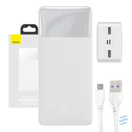 Powerbank Baseus Bipow 30000mAh 15W (white) Powerbanks