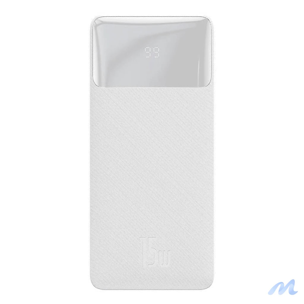 Powerbank Baseus Bipow 30000mAh, 15W (white)