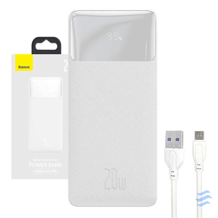 Powerbank Baseus Bipow 30000mAh 20W (white) Powerbanks
