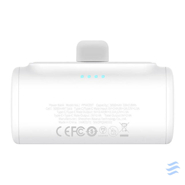 Powerbank Baseus Compact 5000mAh 20W USB C (biały) Powerbanks