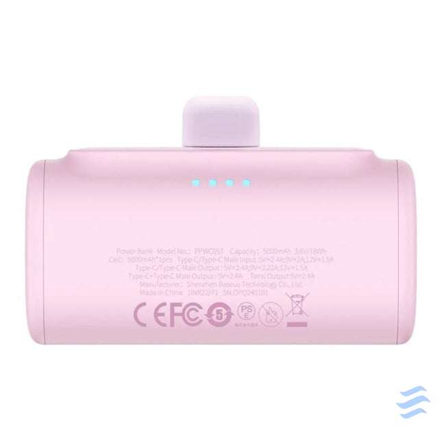 Powerbank Baseus Compact USB C 5000mAh 20W (pink) Powerbanks