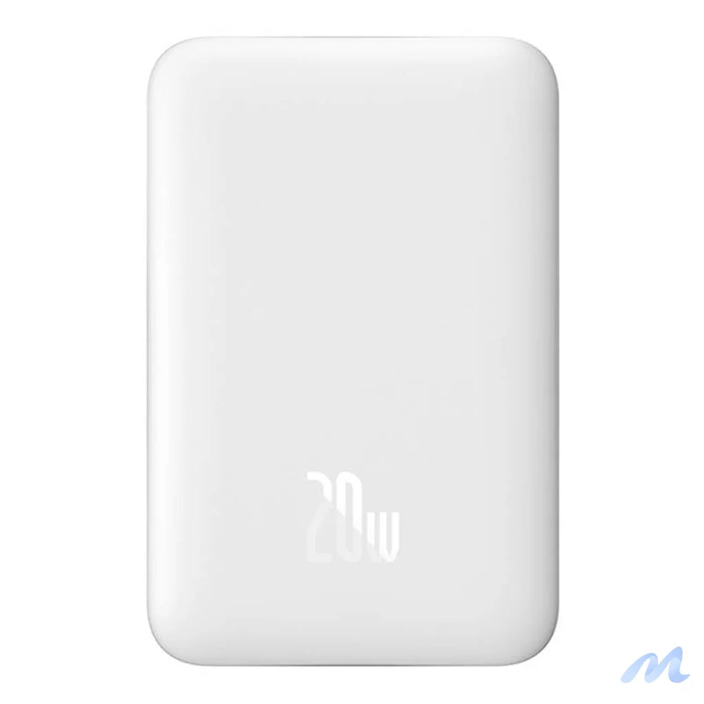 Powerbank Baseus Magnetic, 10000mAh, USB-C 20W, MagSafe (white)