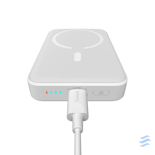 Powerbank Baseus Magnetic 10000mAh USB C 20W MagSafe (white) Powerbanks