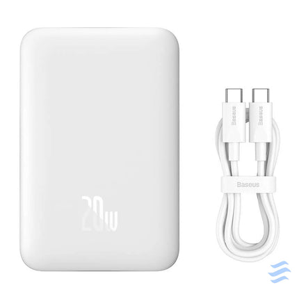 Powerbank Baseus Magnetic 10000mAh USB C 20W MagSafe (white) Powerbanks