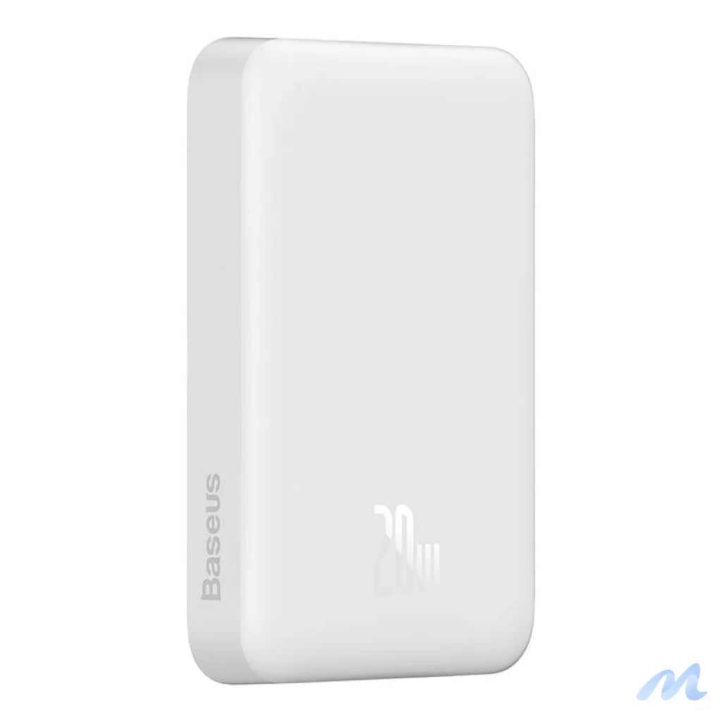 Powerbank Baseus Magnetic, 10000mAh, USB-C 20W, MagSafe (white)
