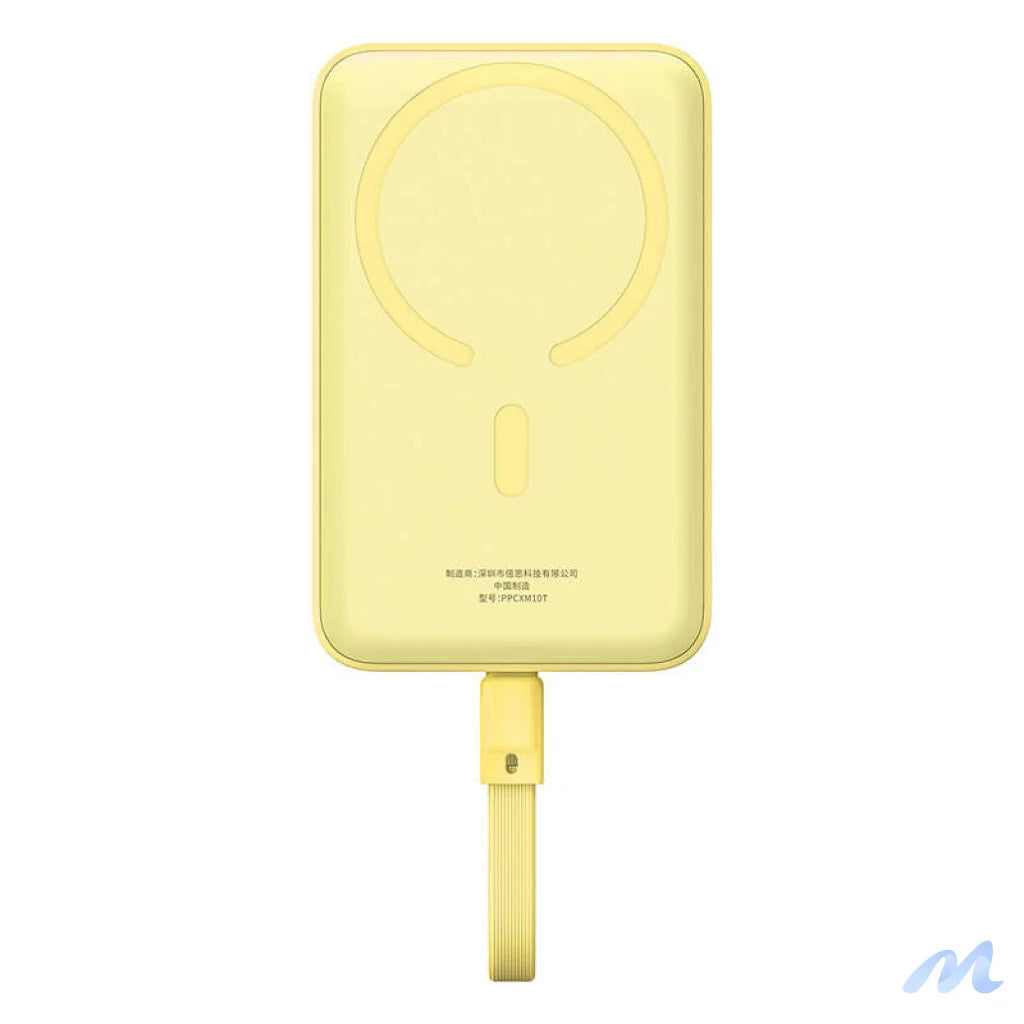 Powerbank Baseus Magnetic Mini 10000mAh 30W MagSafe (yellow)