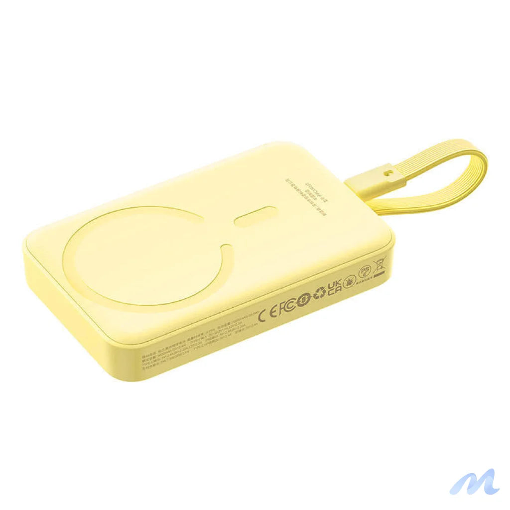 Powerbank Baseus Magnetic Mini 10000mAh 30W MagSafe (yellow)