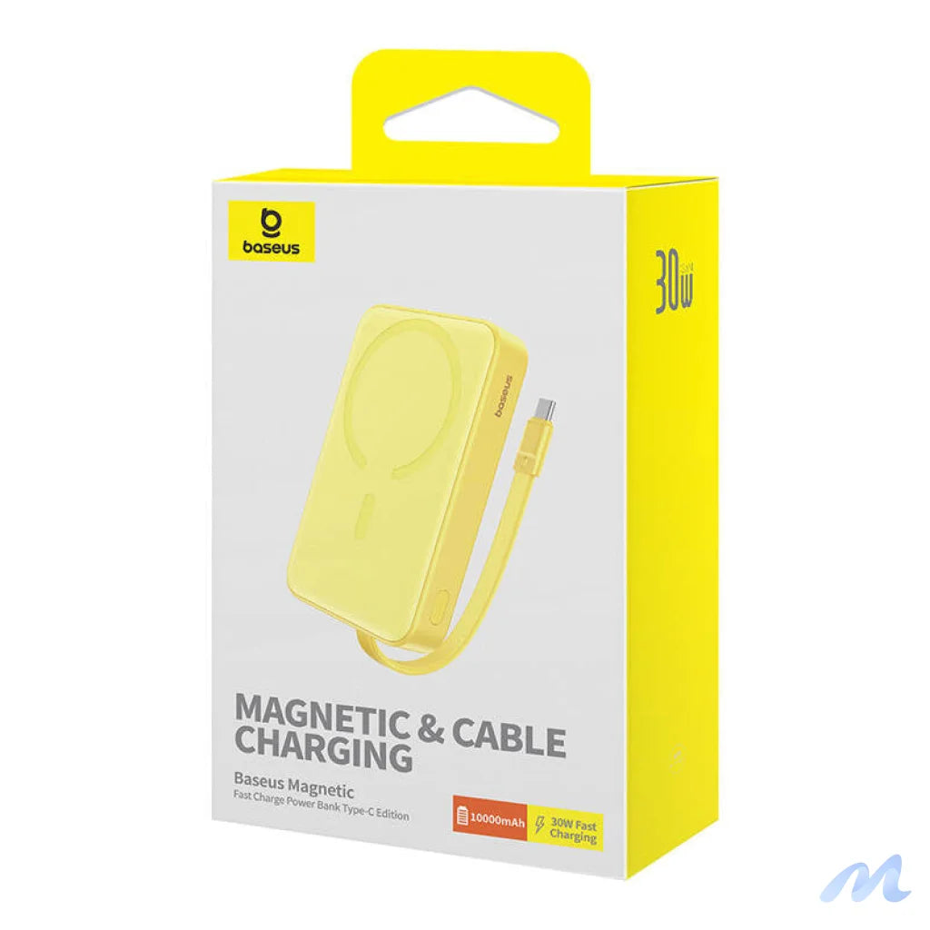 Powerbank Baseus Magnetic Mini 10000mAh 30W MagSafe (yellow)