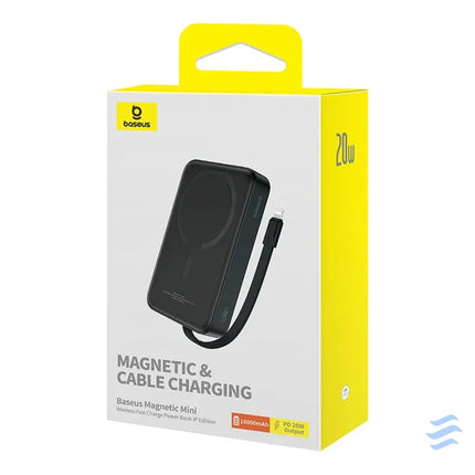 Powerbank Baseus Magnetic Mini 10000mAh Lightning 20W MagSafe (black) Powerbanks