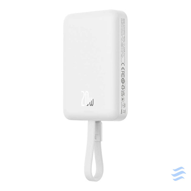 Powerbank Baseus Magnetic Mini 10000mAh Lightning 20W MagSafe (white) Powerbanks