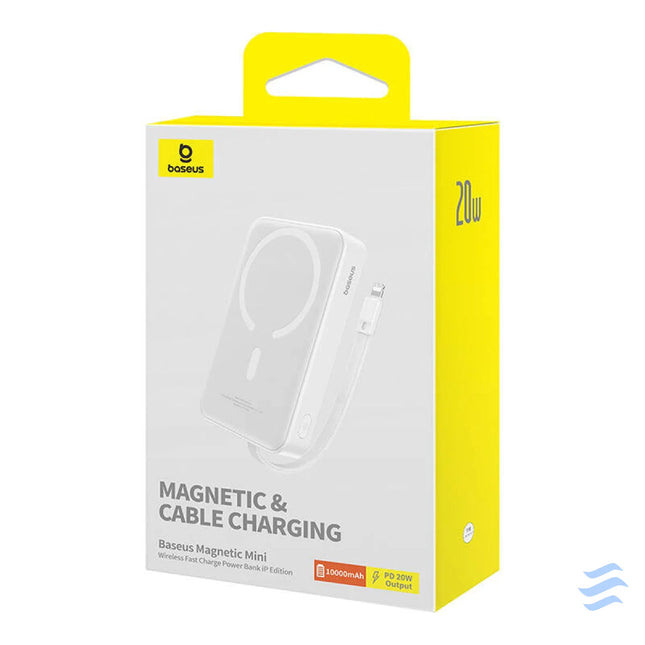 Powerbank Baseus Magnetic Mini 10000mAh Lightning 20W MagSafe (white) Powerbanks