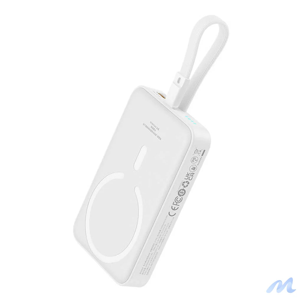 Powerbank Baseus Magnetic Mini 10000mAh, Lightning 20W MagSafe (white)