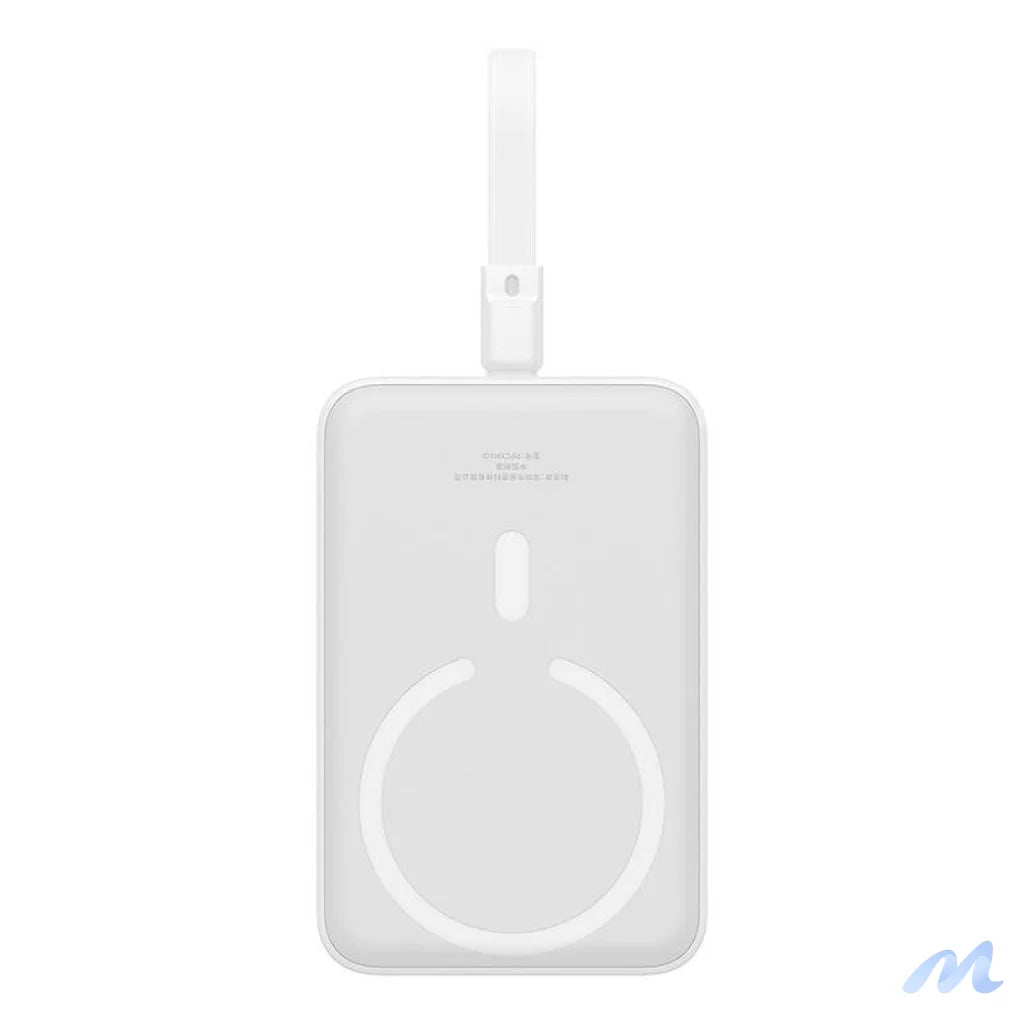 Powerbank Baseus Magnetic Mini 10000mAh, Lightning 20W MagSafe (white)