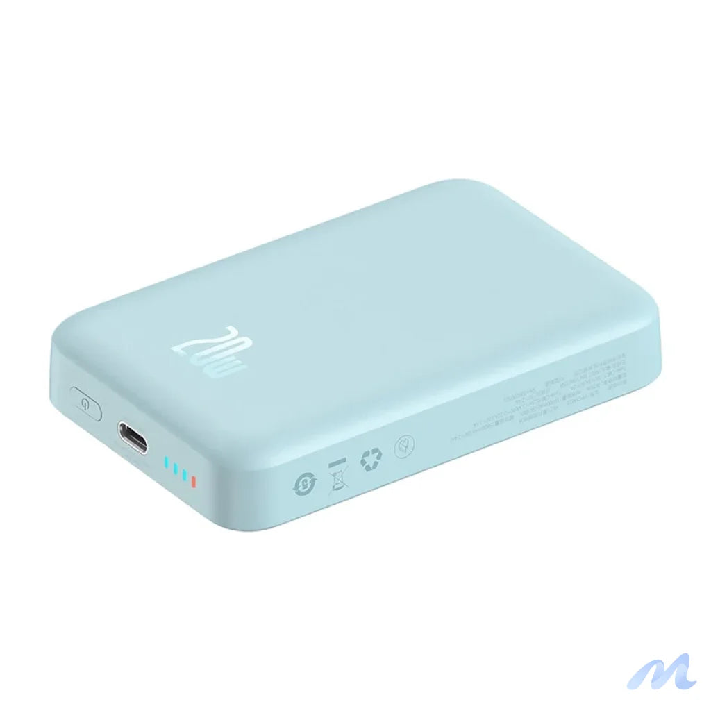 Powerbank Baseus Magnetic Mini 10000mAh, USB-C  20W MagSafe (blue)