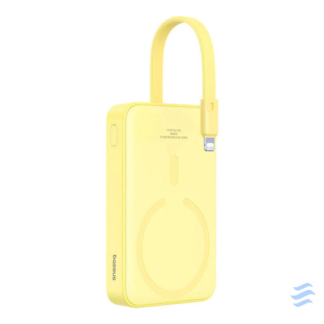 Powerbank Baseus Magnetic Mini 10000mAh USB C 20W MagSafe (yellow) Powerbanks