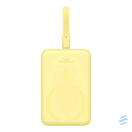 Powerbank Baseus Magnetic Mini 10000mAh USB C 20W MagSafe (yellow) Powerbanks