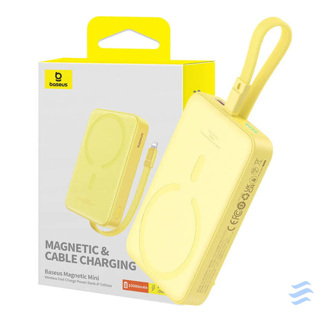 Powerbank Baseus Magnetic Mini 10000mAh USB C 20W MagSafe (yellow) Powerbanks