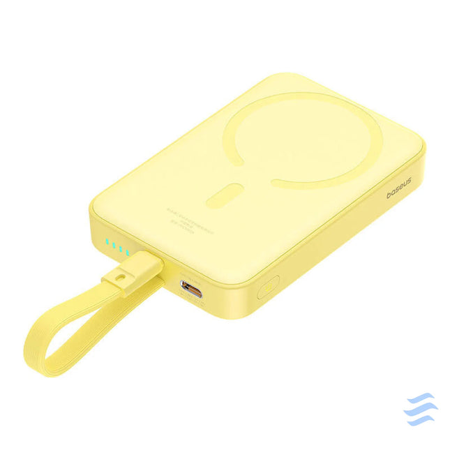 Powerbank Baseus Magnetic Mini 10000mAh USB C 20W MagSafe (yellow) Powerbanks