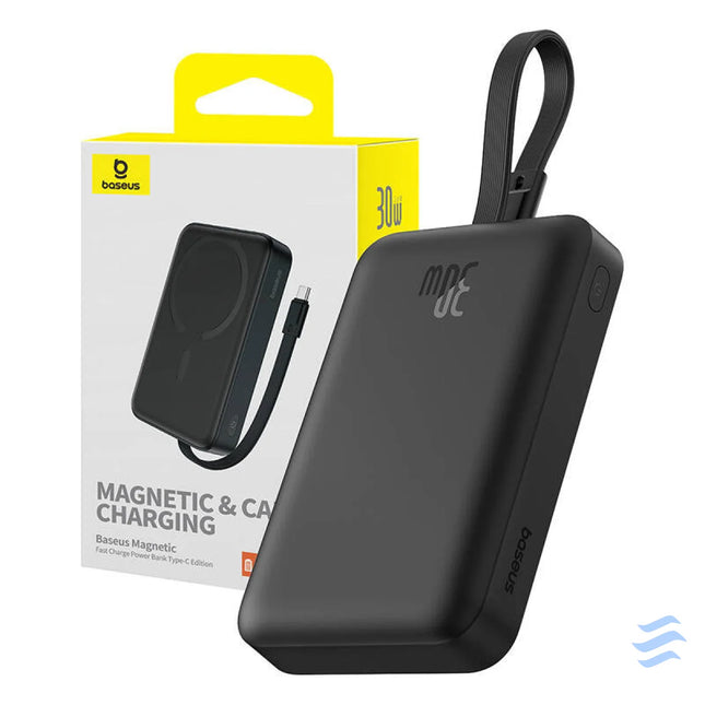 Powerbank Baseus Magnetic Mini 10000mAh USB C 30W MagSafe (black) Powerbanks