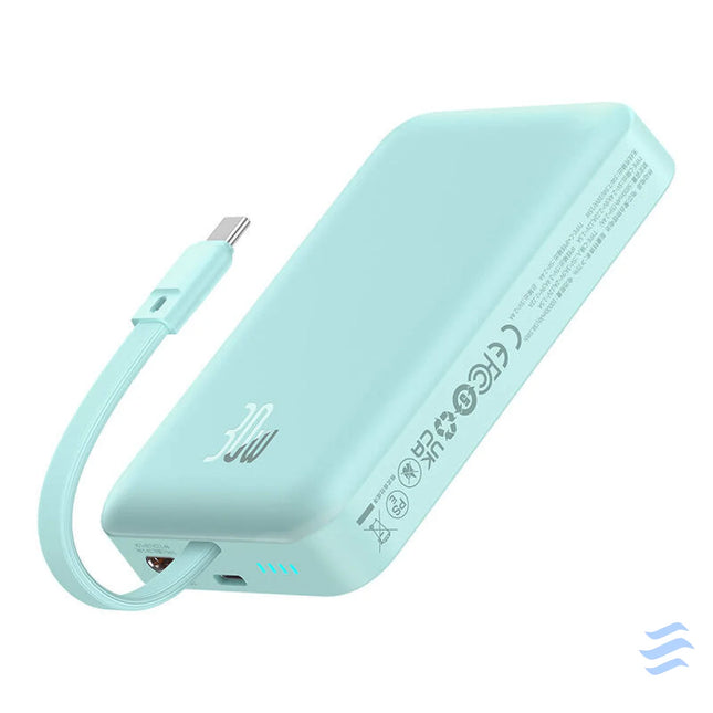 Powerbank Baseus Magnetic Mini 10000mAh USB C 30W MagSafe (blue) Powerbanks